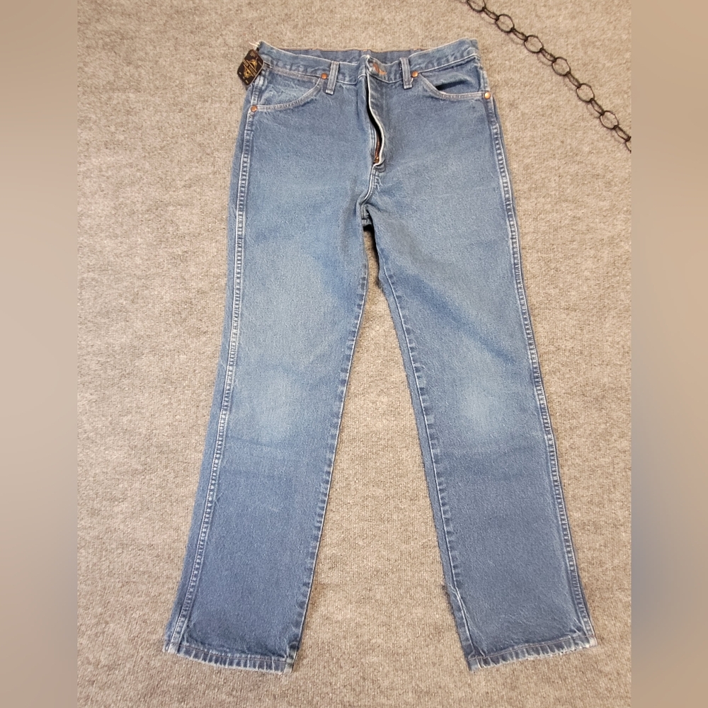 Wrangler Vintage 936 Pwd 34x32 Classic Blue Denim Jeans